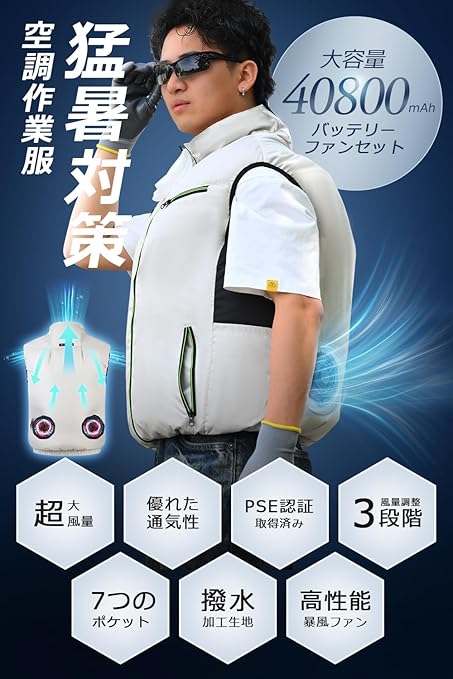 空調服の写真